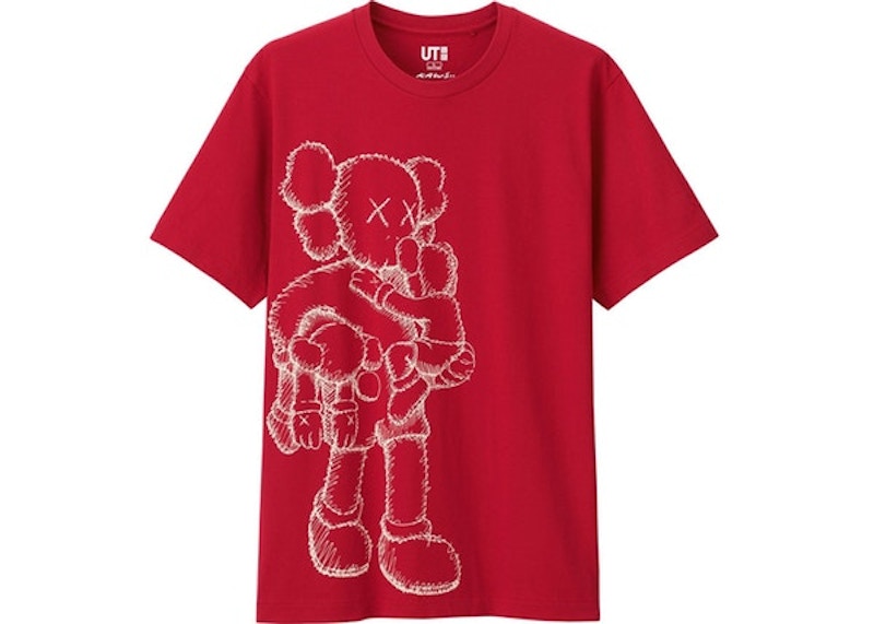 KAWS x Uniqlo Clean Slate Tee Rood