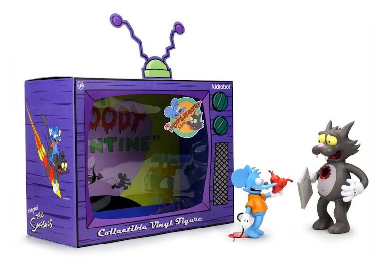 Kidrobot The Simpsons: Itchy and Scratchy Medium Vinyl Figure Set