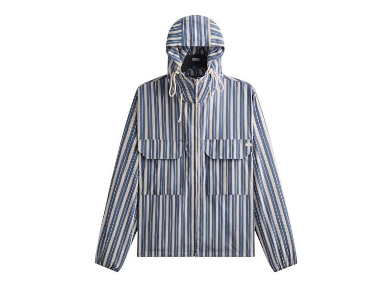 Kith Barre Stripe Full Zip Raj Jacket Breeze