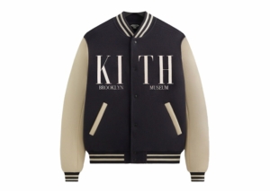 Kith Brooklyn Museum Wool Varsity Jacket Ink
