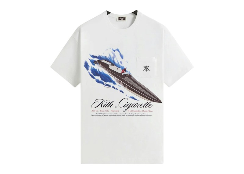 Kith Cigarette Racing 42X Vintage Tee Wit