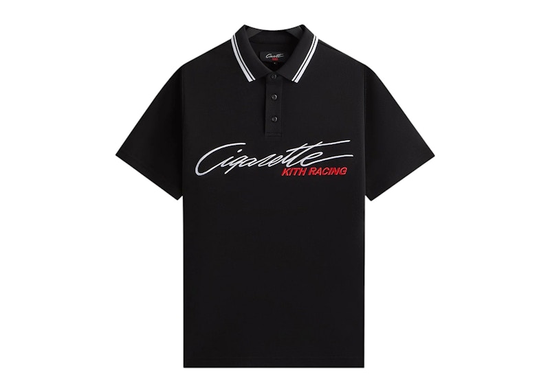 Kith Cigarette Racing Pique Polo Zwart