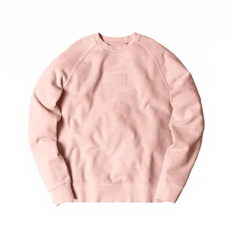 Kith Classic Logo Crewneck Roze