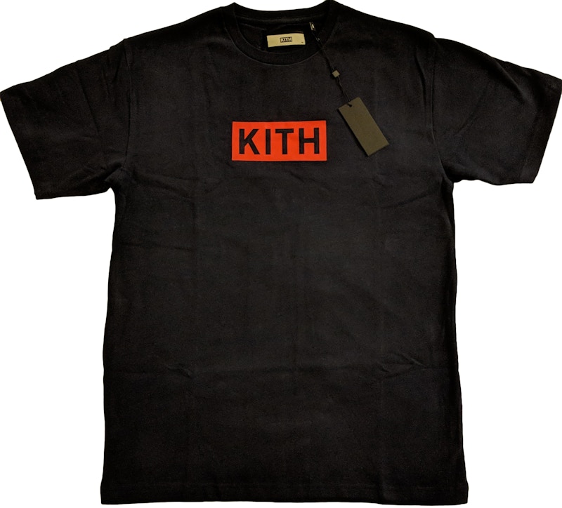 Kith Classic Logo Tee Marineblauw