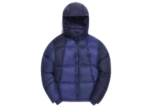 Kith Colorblocked Midi Puffer /Multi Marineblauw