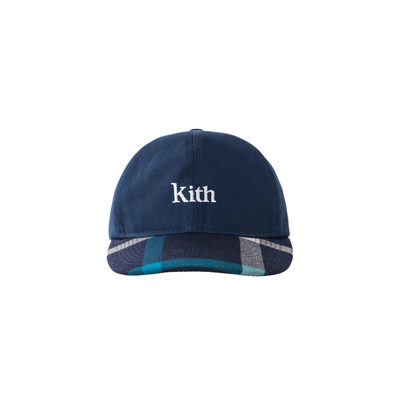 Kith Crest Flat Cap Marineblauw