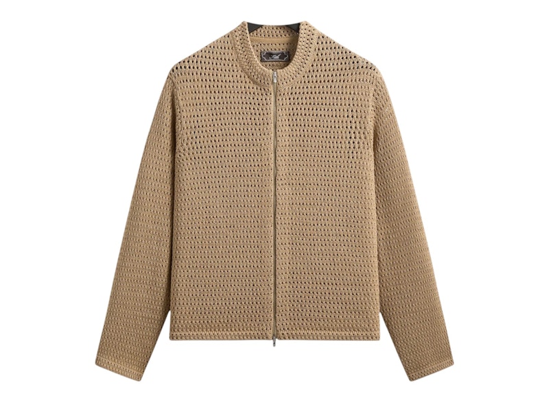 Kith Crochet Luke Zip Front Sweater Durum