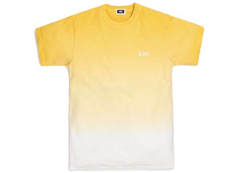Kith Dip Dye Tee Geel