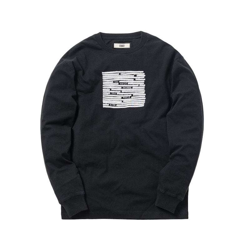 Kith Edits L/ Tee Zwart