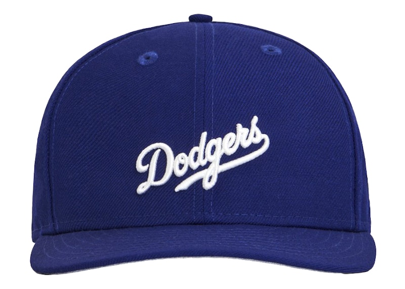 Kith For Major League Baseball Los Angeles Dodgers Script Cap Royal Blauw