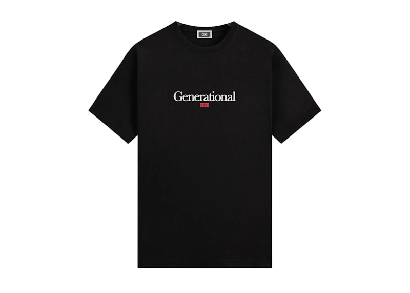 Kith Generational Quote Tee Zwart