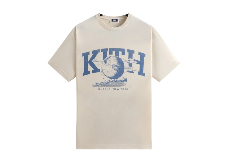 Kith & Kin Queens Unisphere Vintage Tee Sandrift Sanddrift