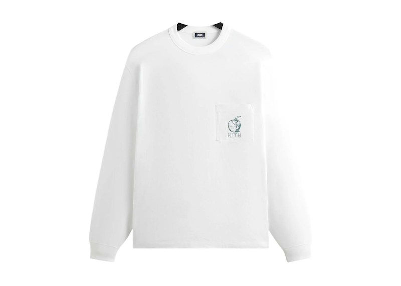 Kith & Kin Universal Apple Long Sleeve Tee Wit