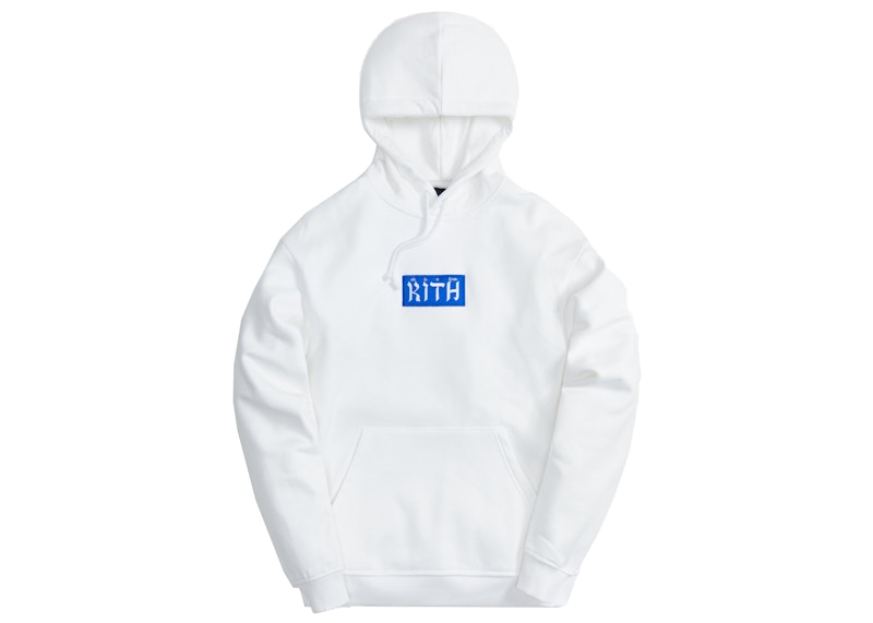 Kith Hebrew Script Hoodie Wit