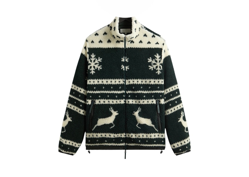 Kith Kithmas All-Over Printed Sherpa Jacket Stadium