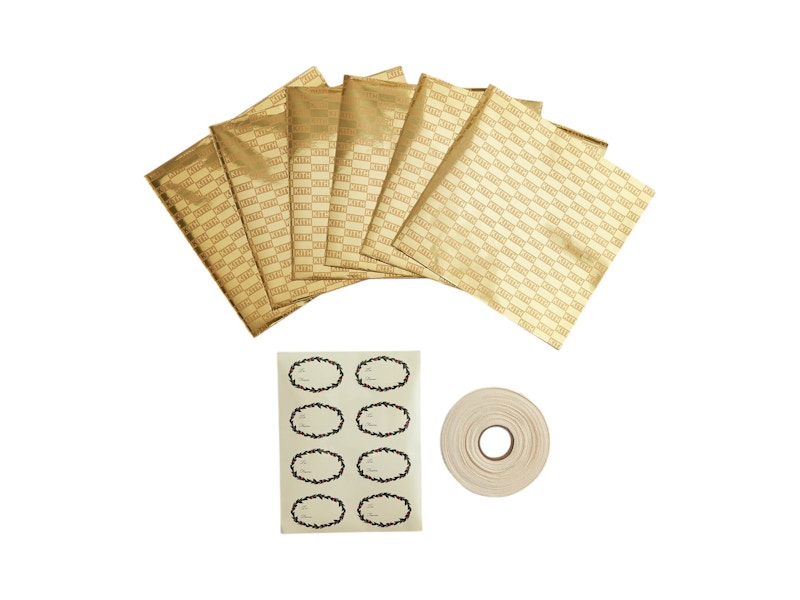 Kith Kithmas Gift Wrapping Set Bright Goud