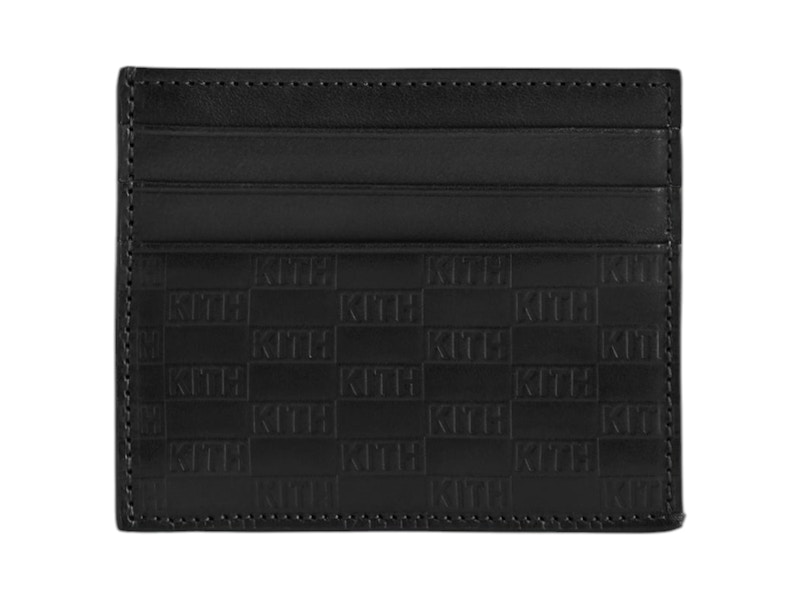Kith Kithmas Monogram Card Holder Zwart
