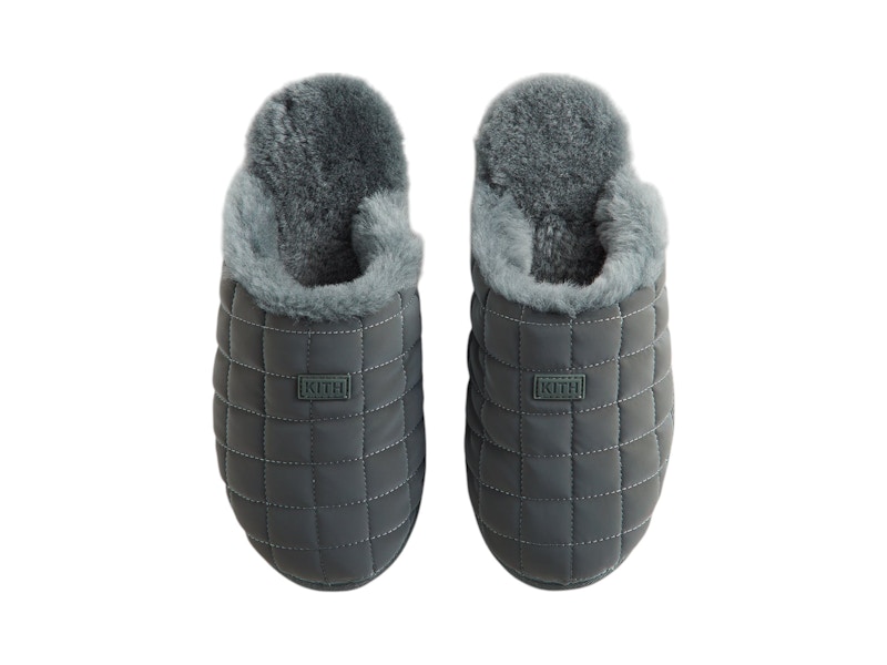 Kith Kithmas Puffed Logo Slippers Machine