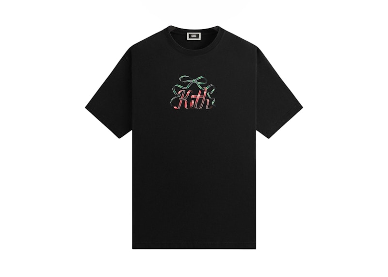 Kith Kithmas Ribbon Tee Zwart