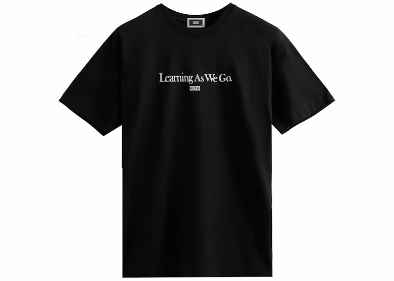 Kith Learning As We Go Tee Zwart