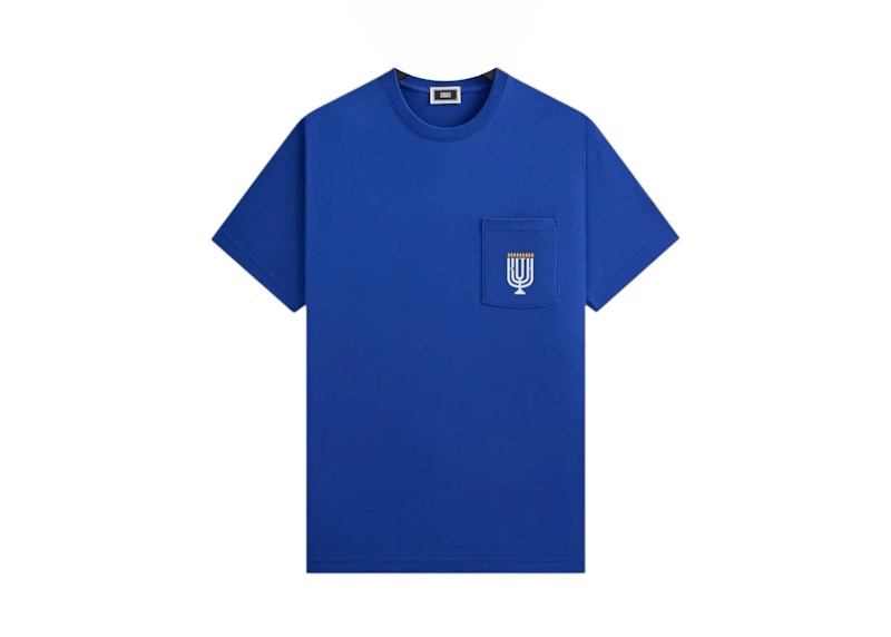 Kith Menorah Pocket Tee Current Currant