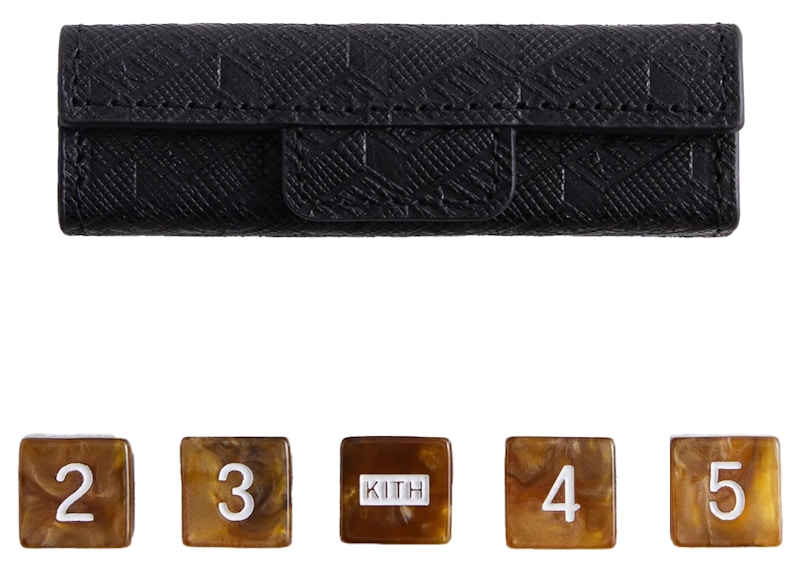 Kith Monogram Dice Set Zwart