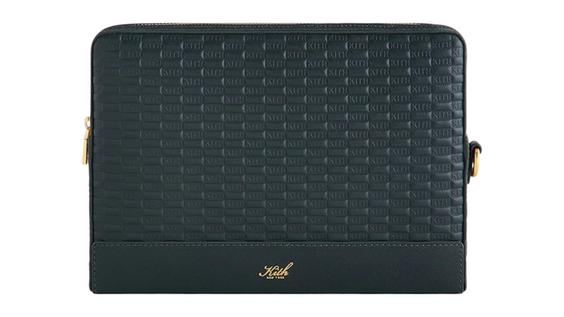 Kith Monogram Leather 11″ Tech Case Stadium