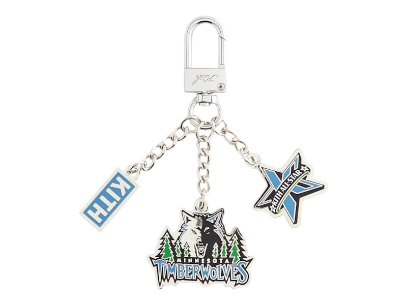 Kith NBA All-Star Minnesota Timberwolves Keychain Zilver