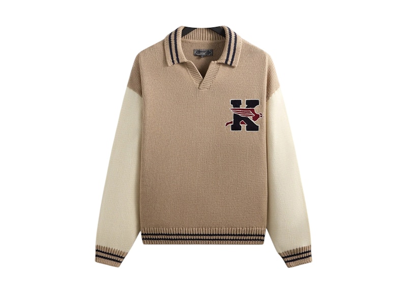 Kith Nelson Rugby Sweater Canvas Heather