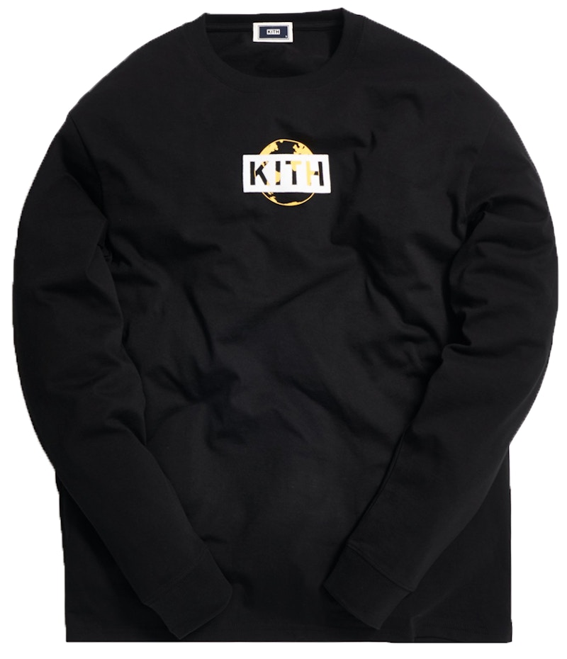 Kith One World /S Tee Zwart