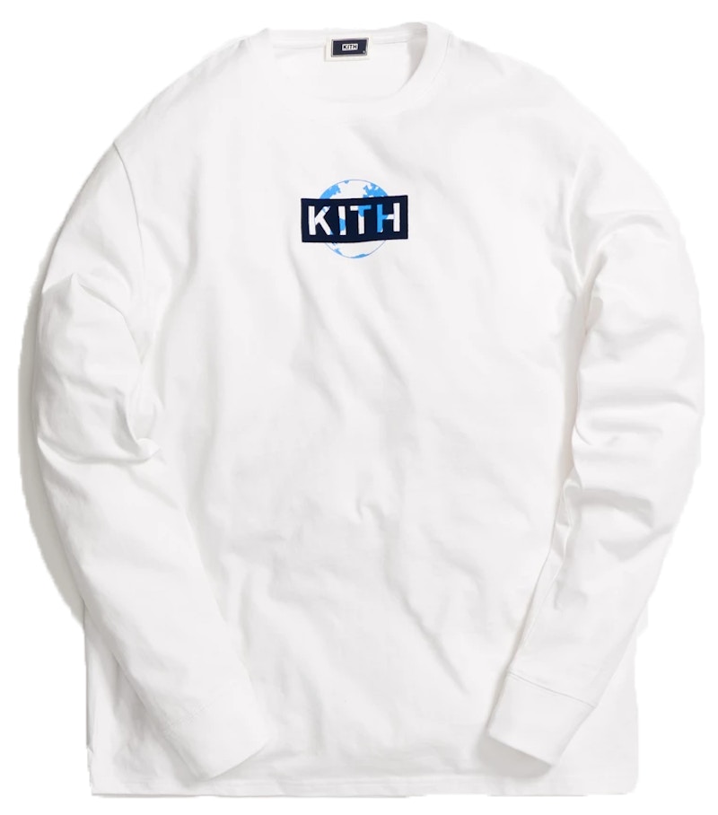 Kith One World L/S Tee Wit
