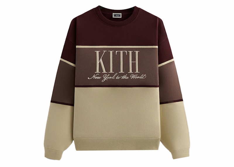Kith Panelled Nelson Crewneck Rave Raven
