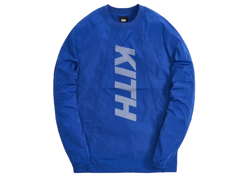 Kith Panelled Wrinkle Nylon LS Pullover Surf The Web