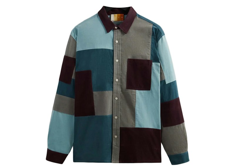 Kith Patchwork Cord Ludlow Shirt Largo Lago