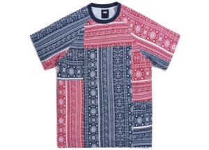 Kith Patchwork Howard Tee Multi Marineblauw
