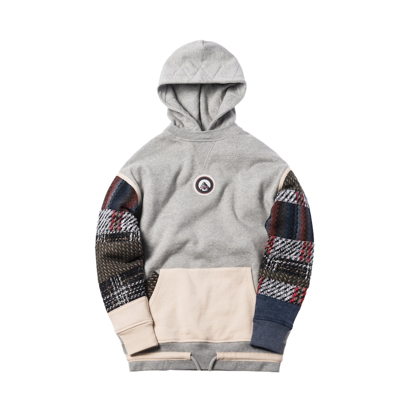 Kith Patchwork Williams Hoodie Heather Grijs