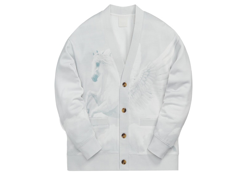 Kith Pegasus Fleece Cardigan Chalk
