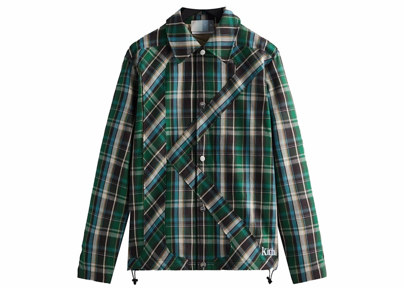 Kith Plaid Initial K Jacket Conifer