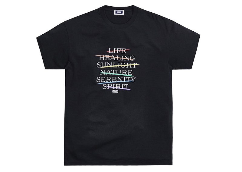 Kith Pride Meaning Tee Zwart