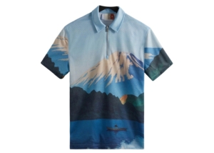 Kith Printed Devoe Quarter Zip Current Currant