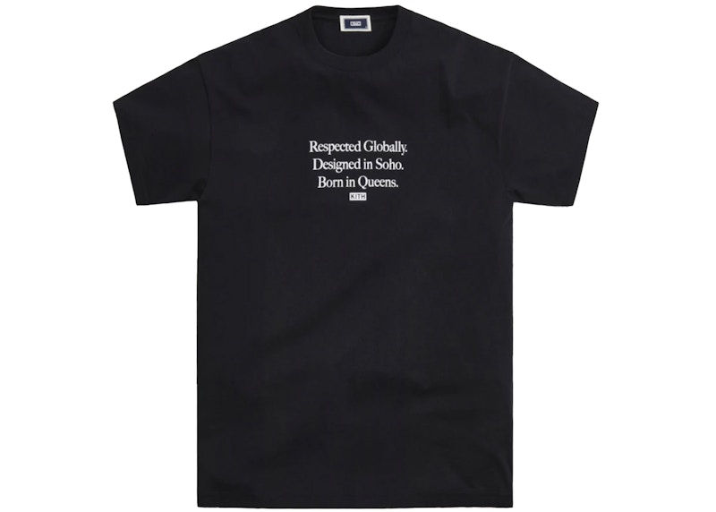 Kith Respected Tee Zwart