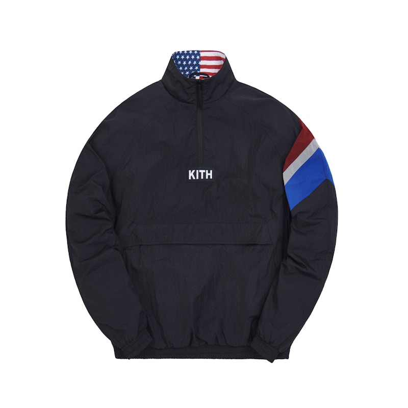 Kith Retro Quarter Zip Track Jacket Zwart