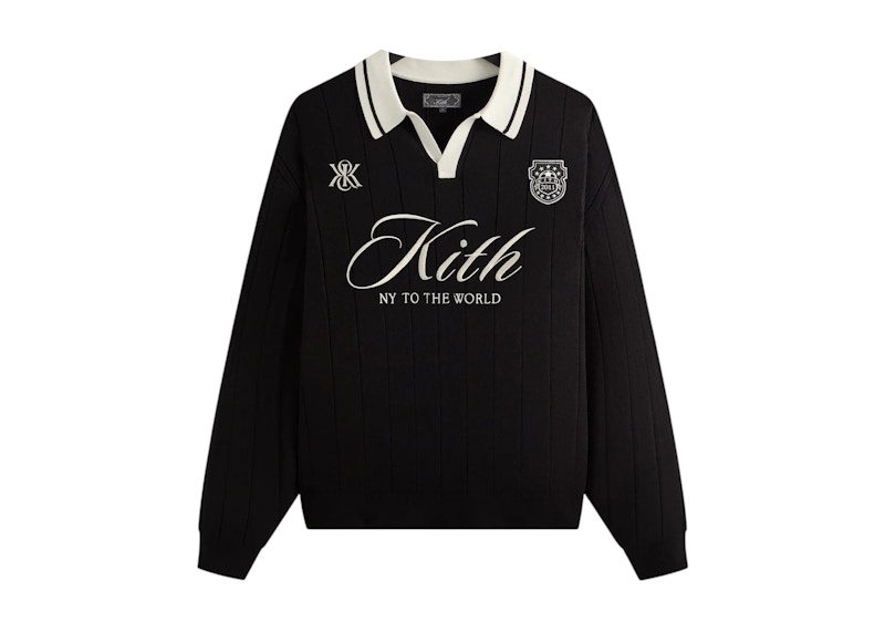Kith Rugby Pullover Sweater Zwart