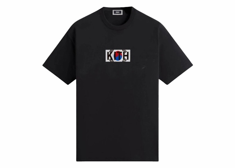 Kith Seoul Box Logo Tee Zwart