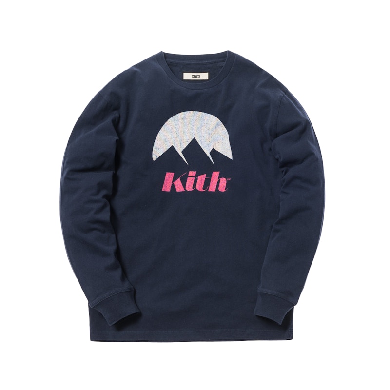 Kith Something Else L/ Tee Blauw