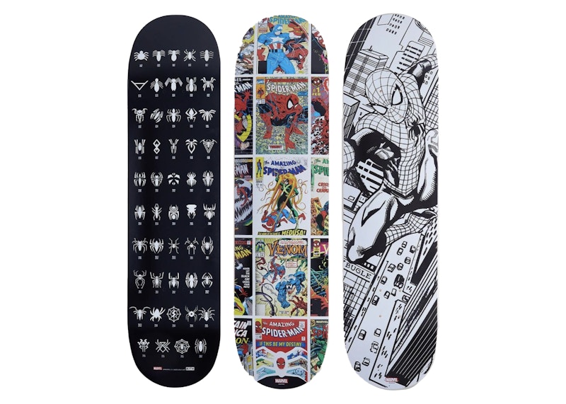 Kith Spider-Man Skateboard Deck Set
