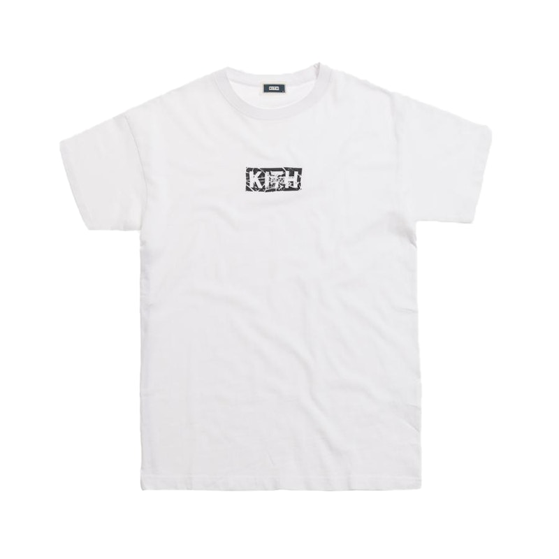 Kith Splintered Logo Tee Wit