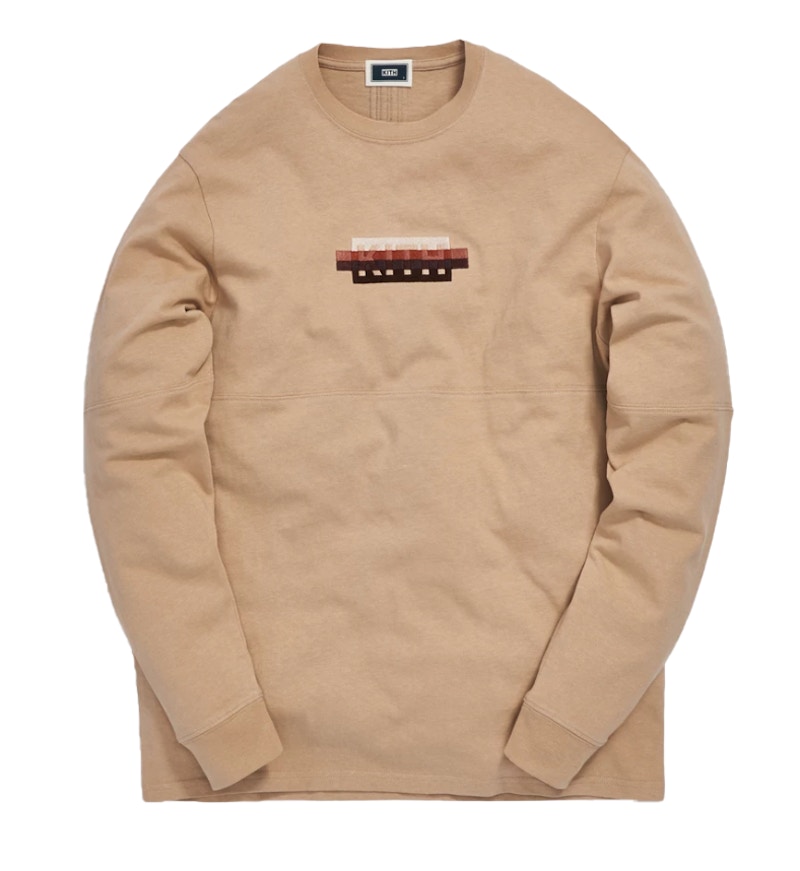 Kith Strike Through Panel /S Tee 271 Ancient Fossil