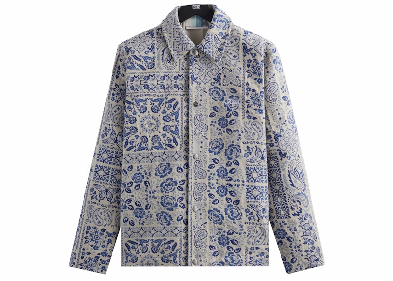 Kith Tapestry Coaches Jacket Sandrift Sanddrift