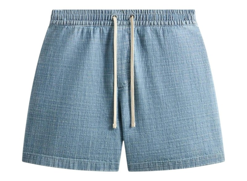 Kith Textured Weave Cayden Short Light Indigo